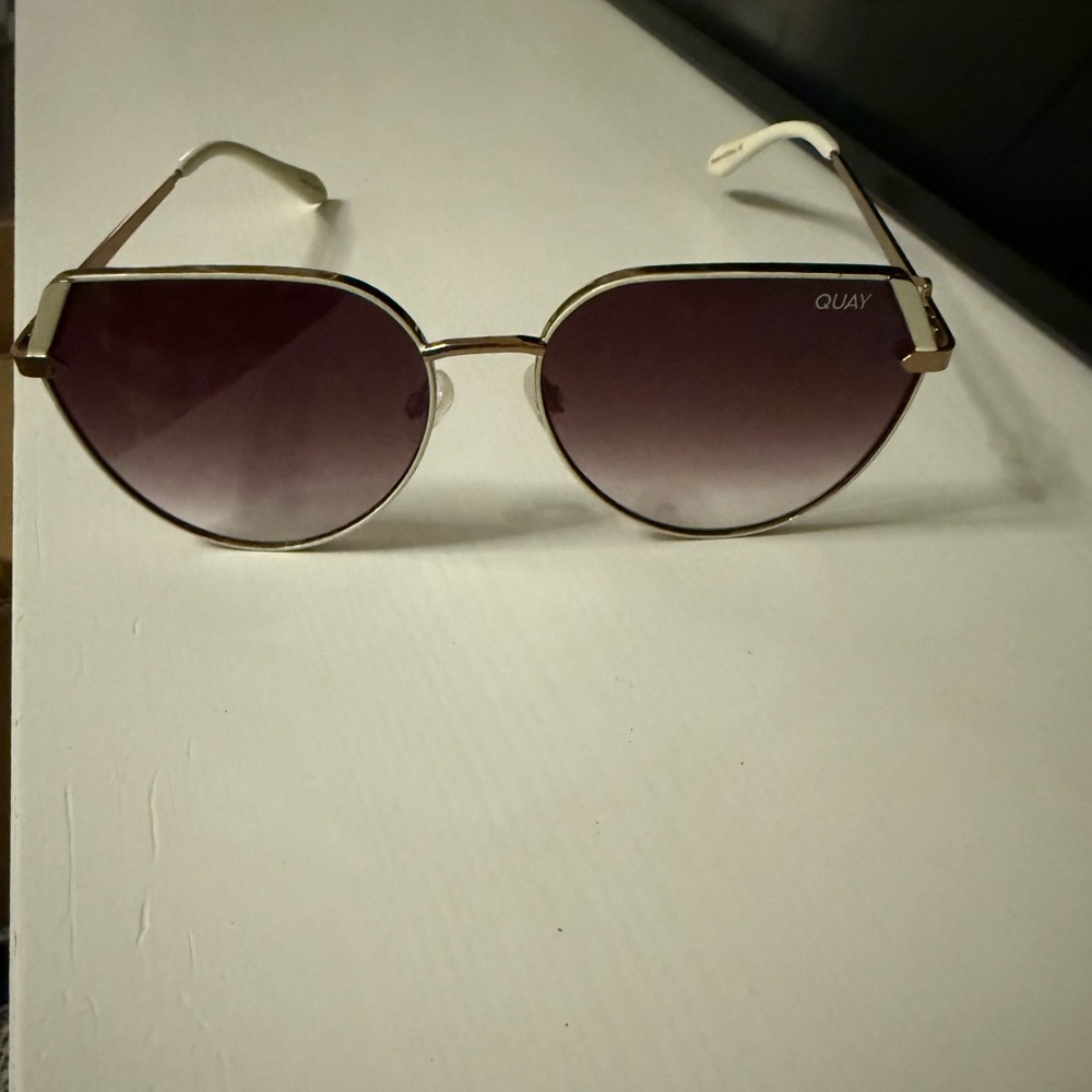 Quay Australia Women's Sunglasses - Gold Frame with Gradient Lenses